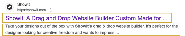 How to set SEO titles and meta descriptions in Showit
